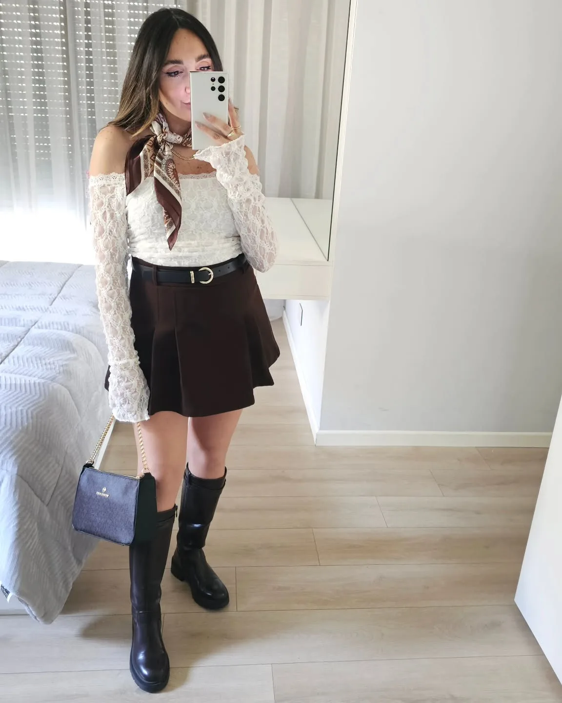 Skirt with Short underneath view 1