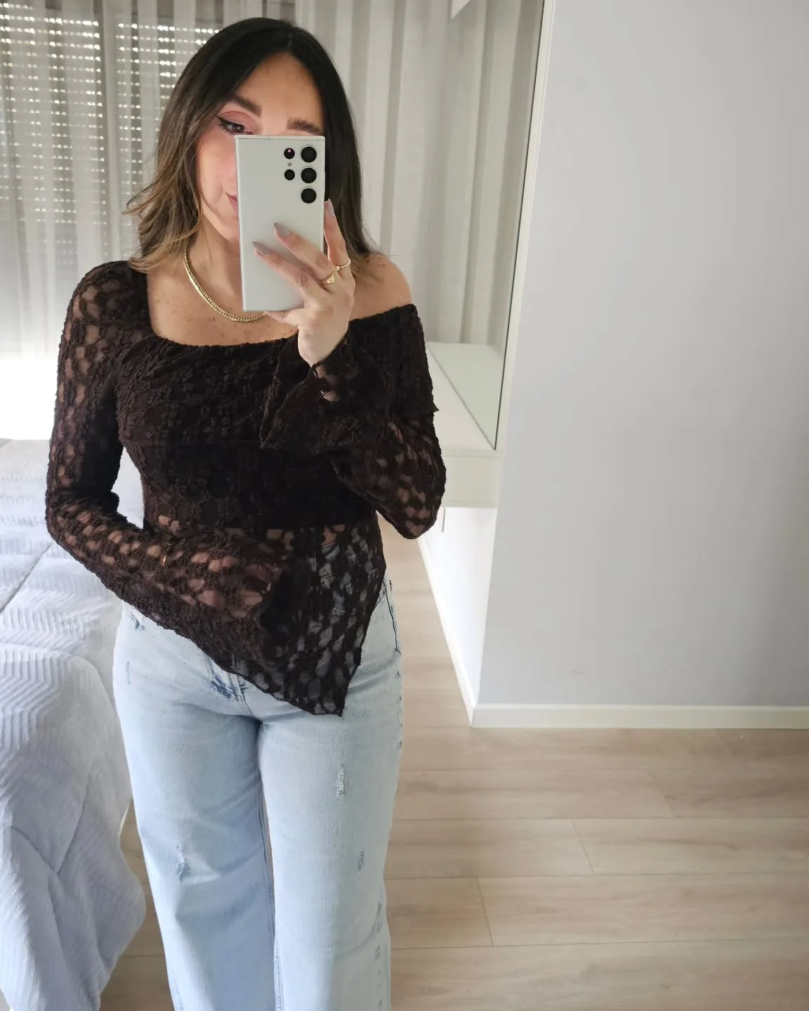 Ice Blue Straight Cut Jeans view 2