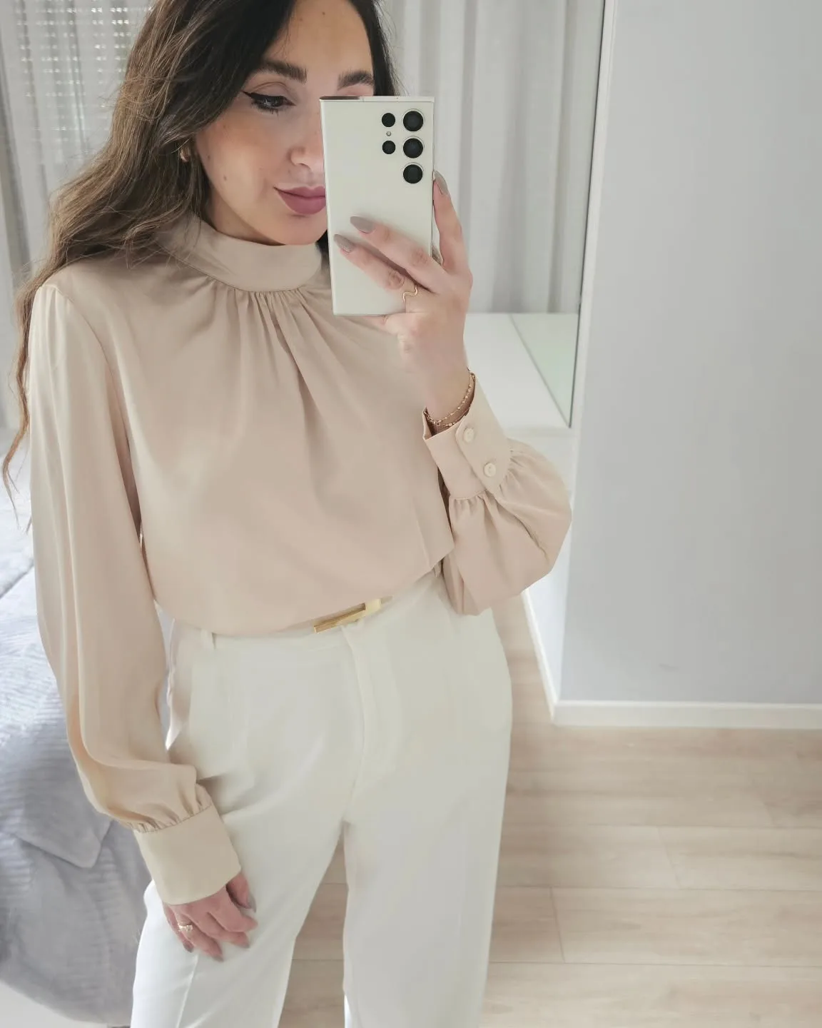Pleated Wide Legs Formal Pants view 4