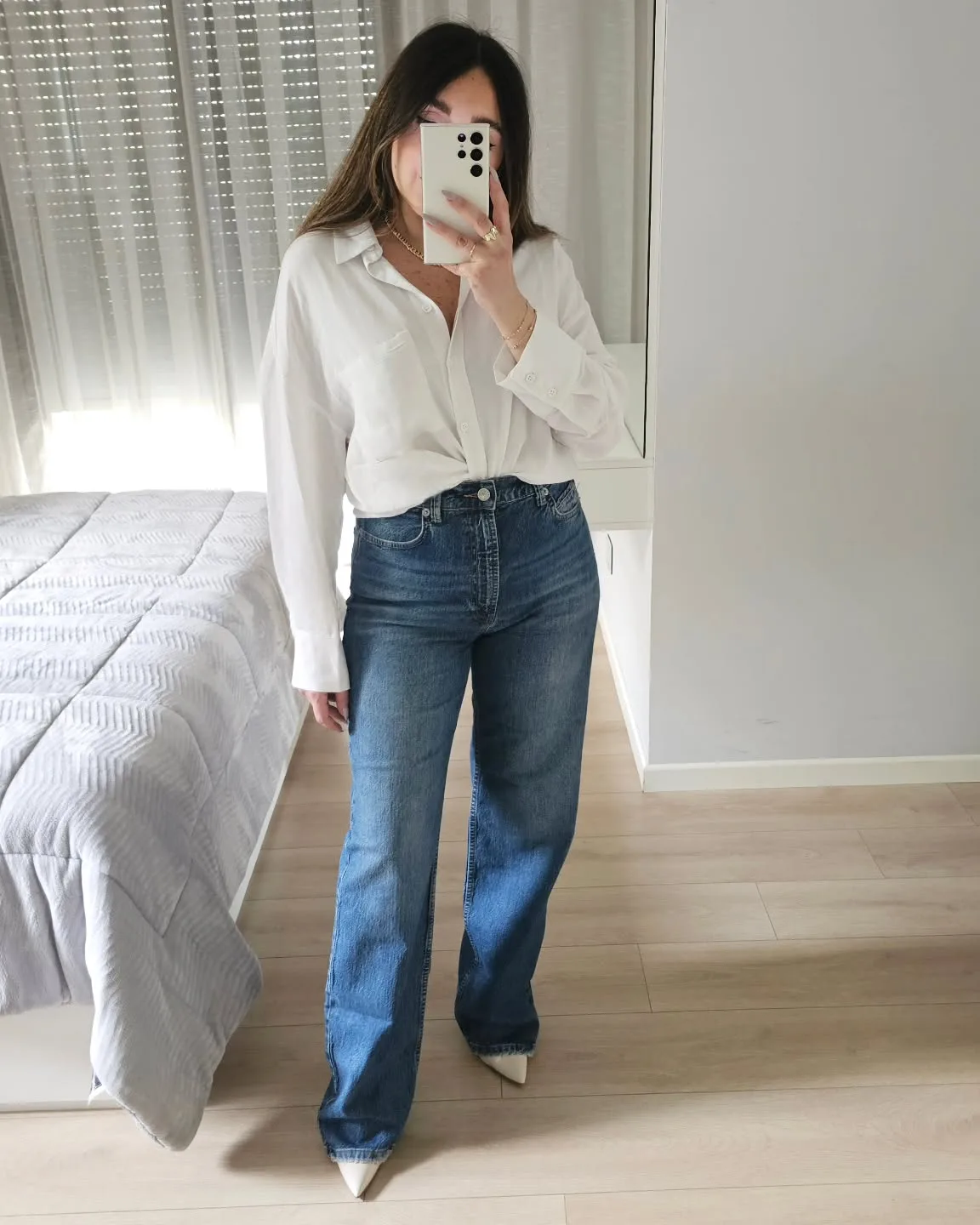 Linen White Shirt view 1