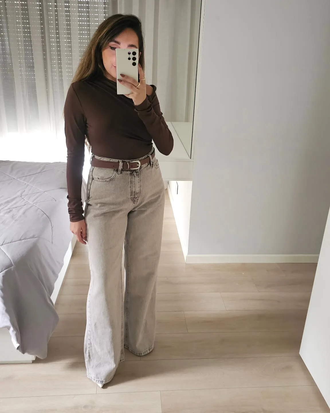 Offshoulder Long Sleeve Top view 1