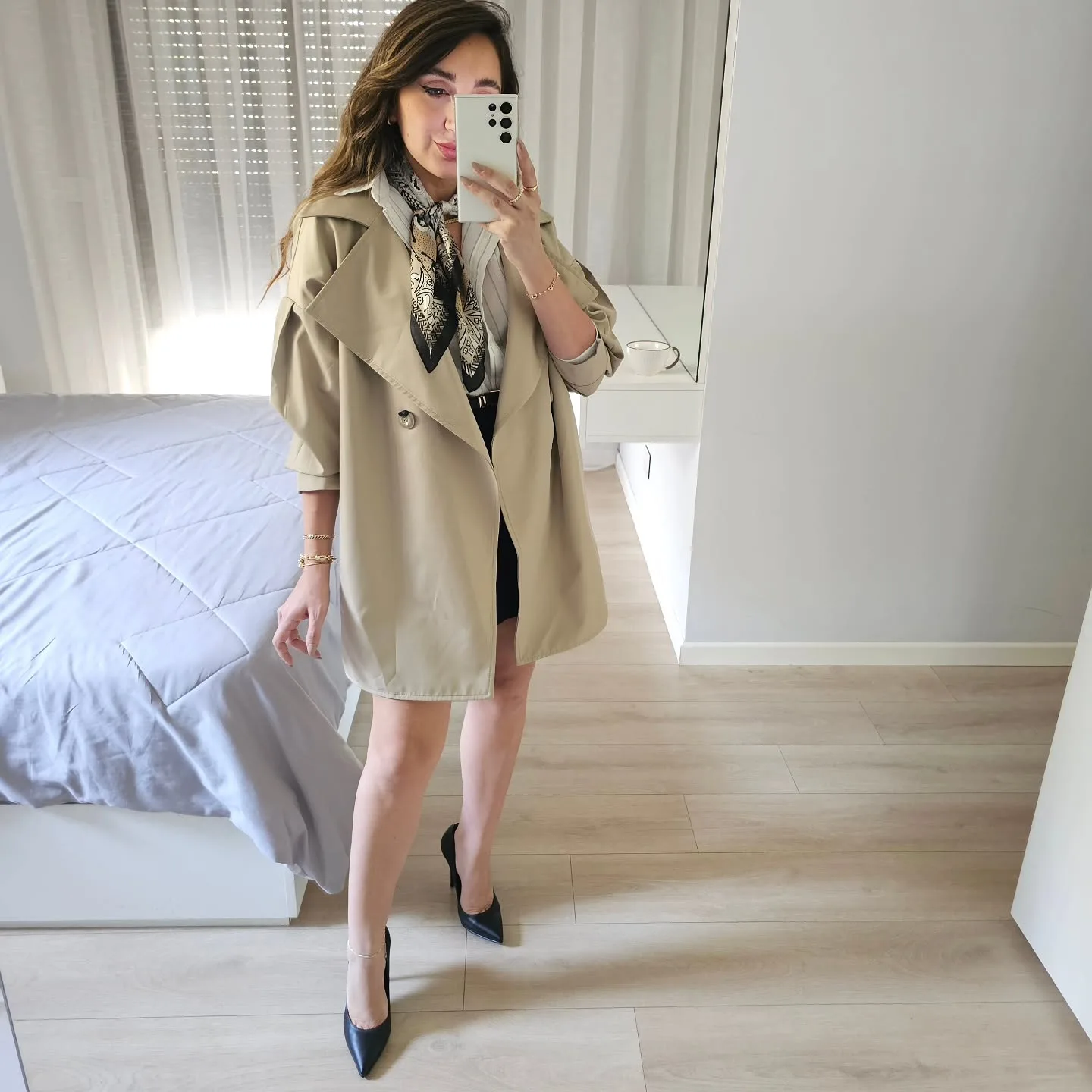 Mid Length Trenchcoat view 4