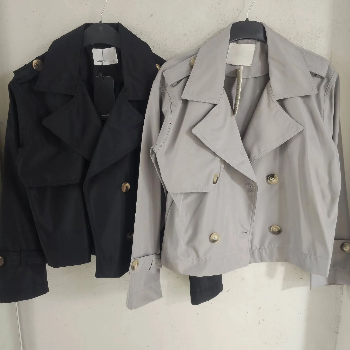 Short Light Trench Coat view 3