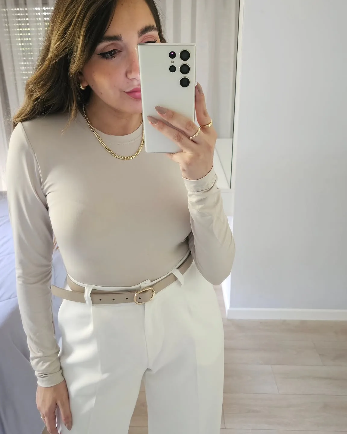 White Formal Pants view 3