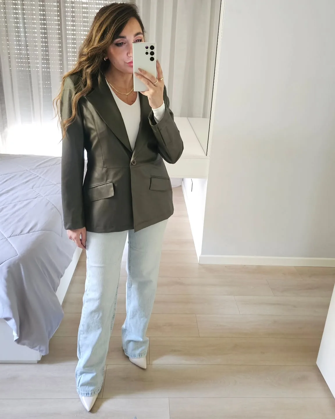 Leather Blazer view 5