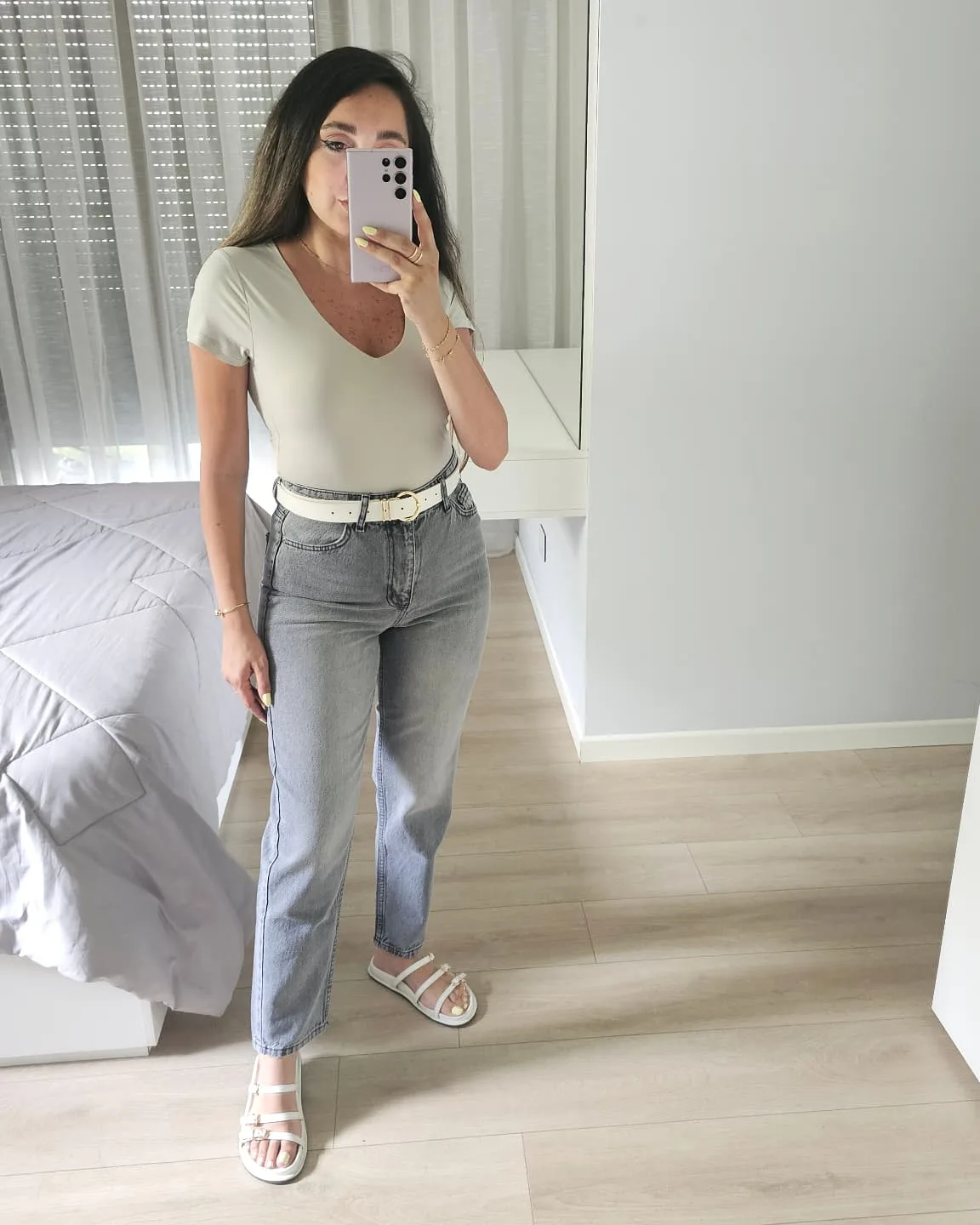 Basic Vneck Crop Tshirt view 1