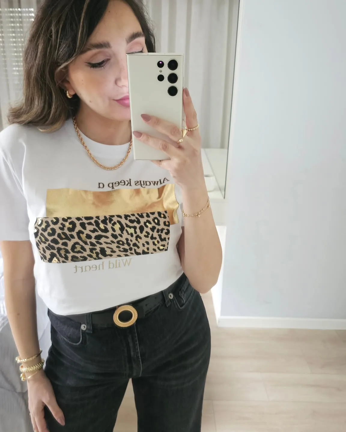 Cropped Straight Cut Jeans view 2
