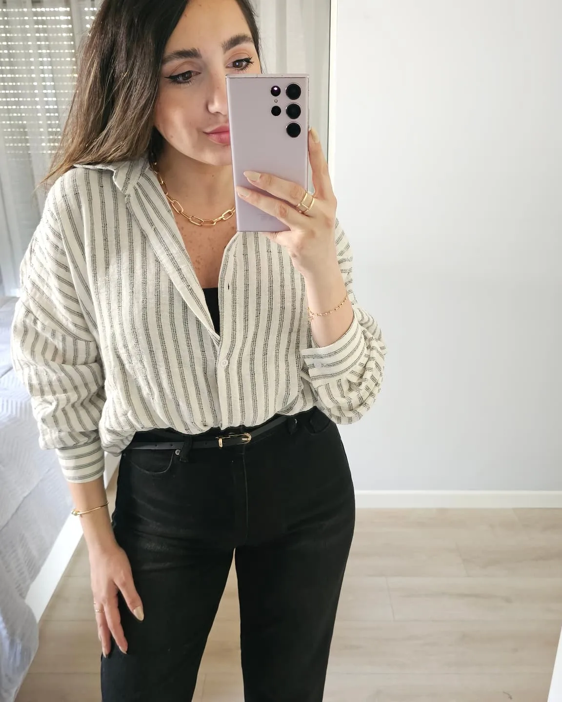 Black Straight Cut Jeans view 4