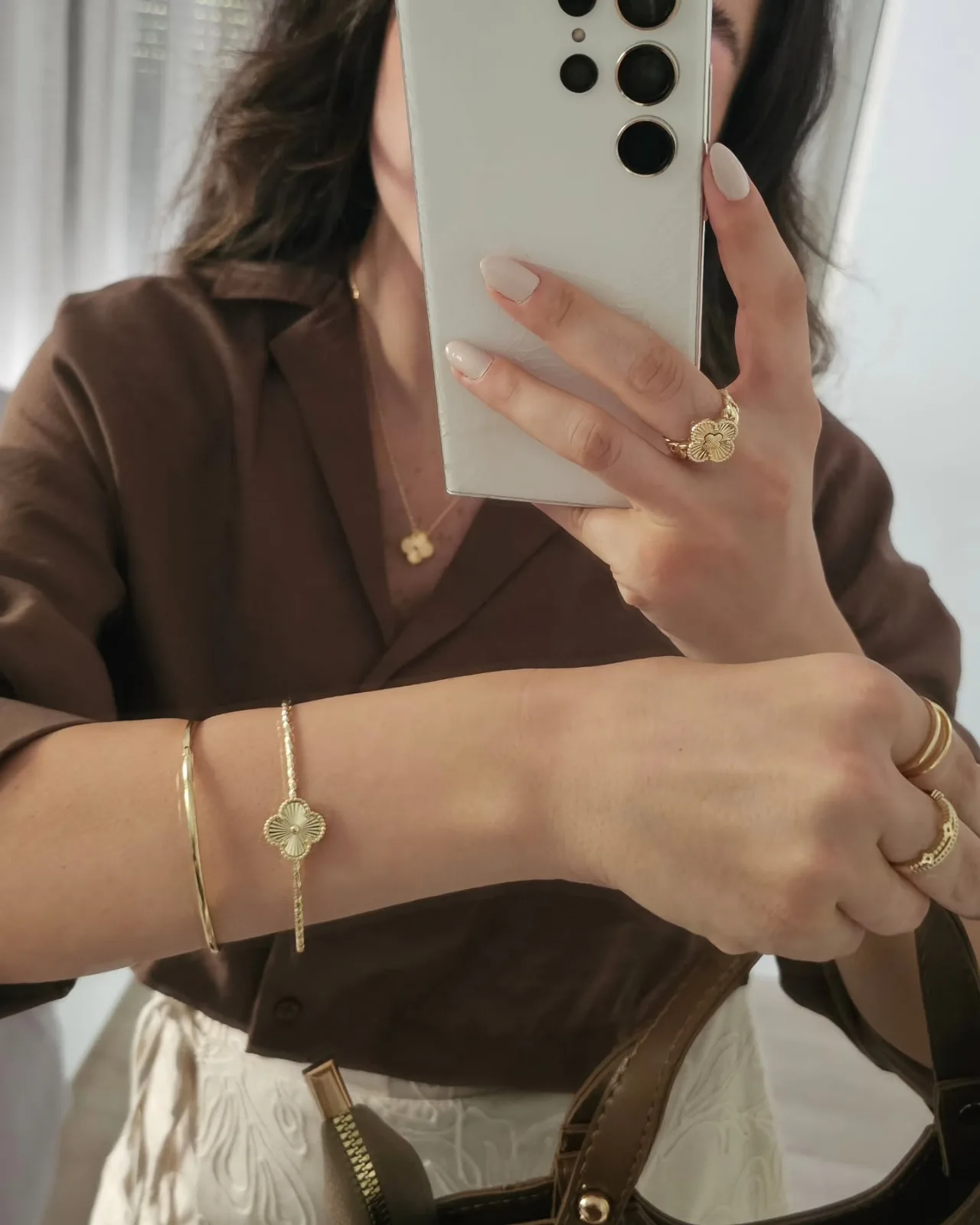 Linen Cropped Shirt view 6