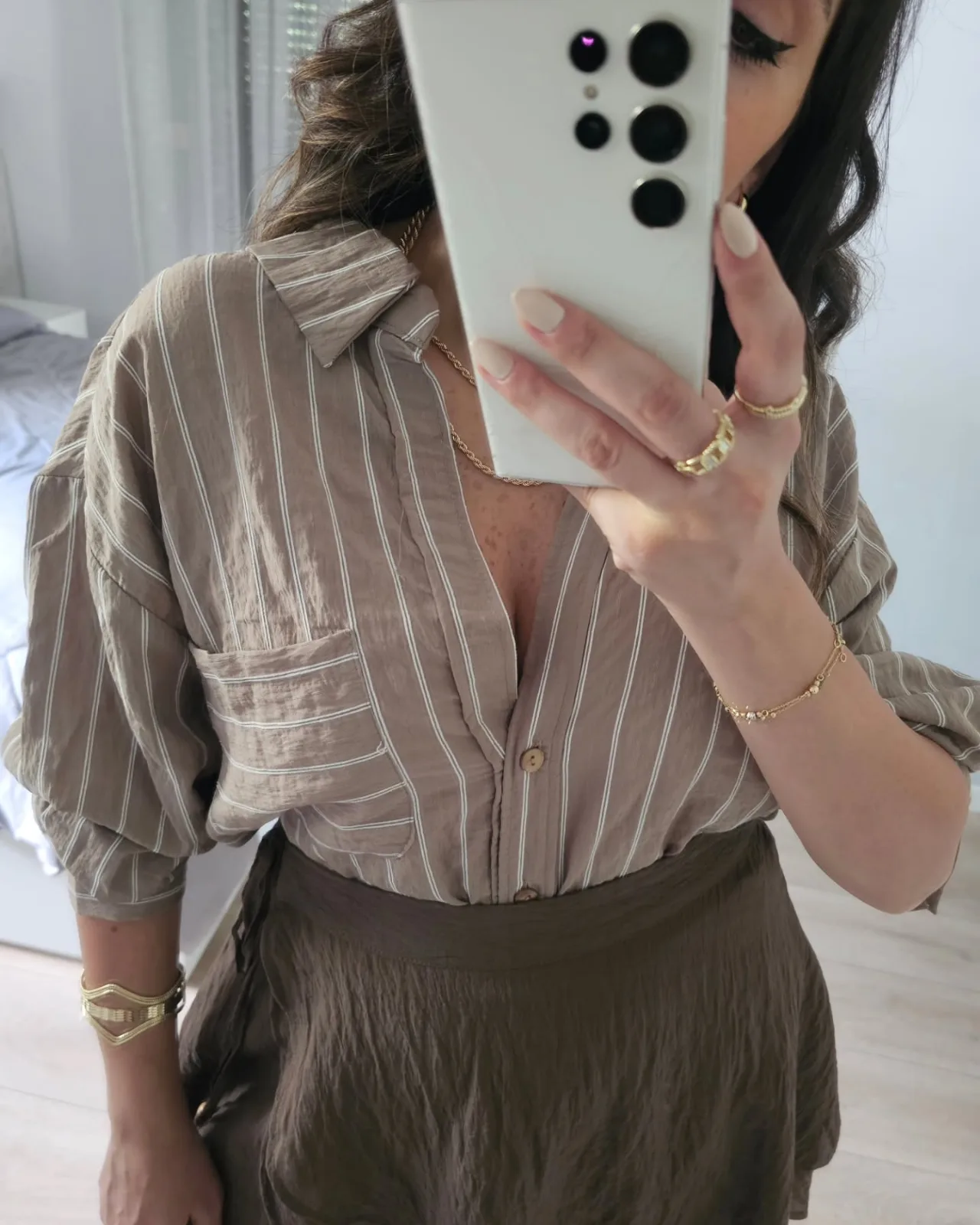 Oversized Stripped Shirt view 3