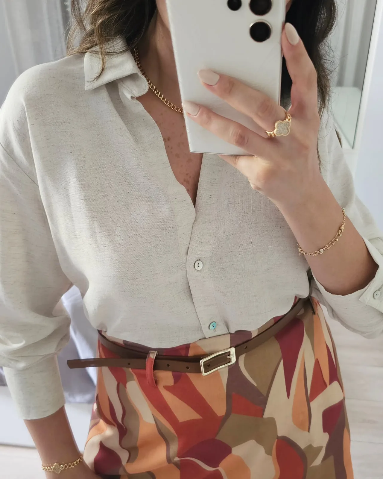 Linen Beige Shirt