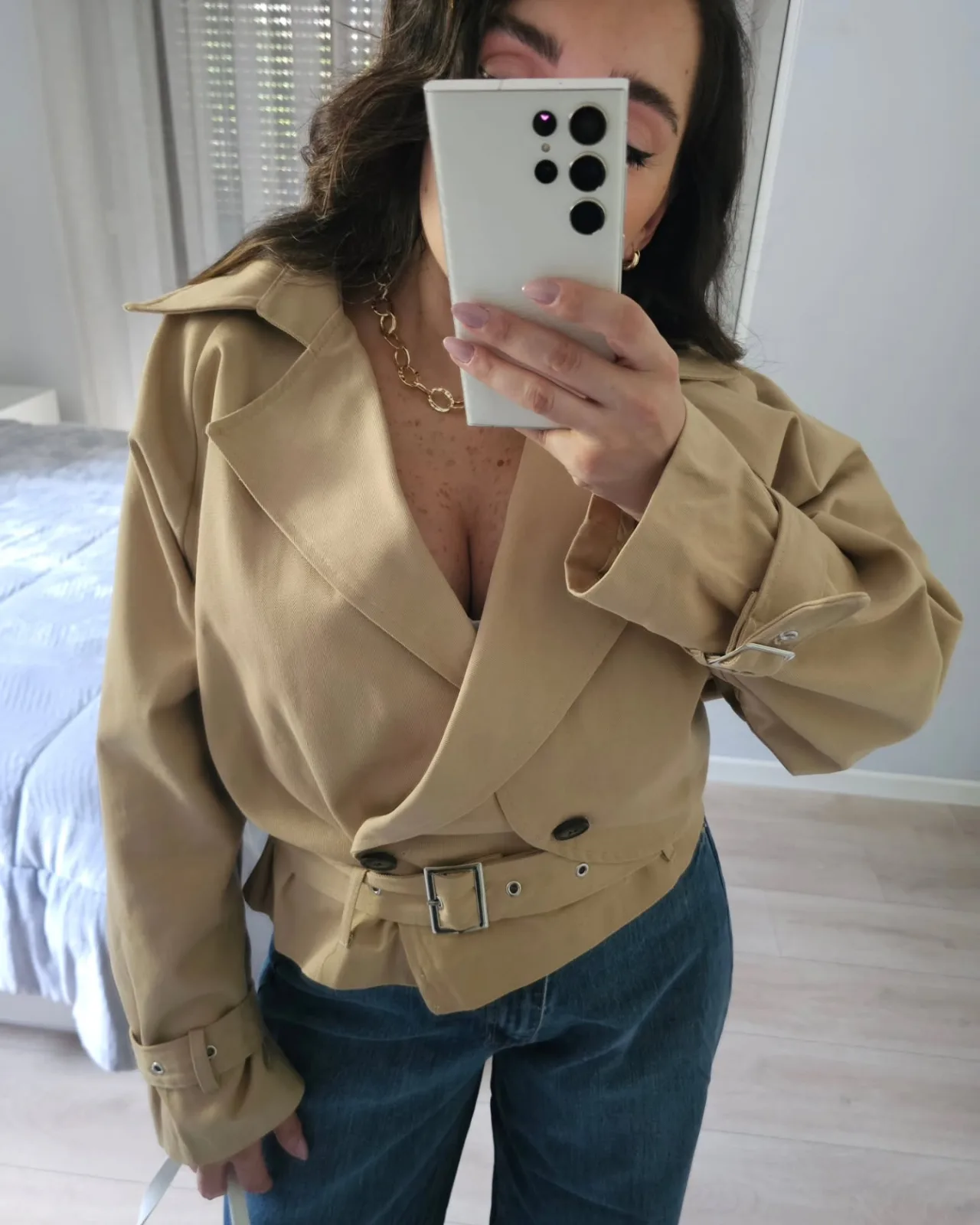 Short Trenchcoat Jacket view 5