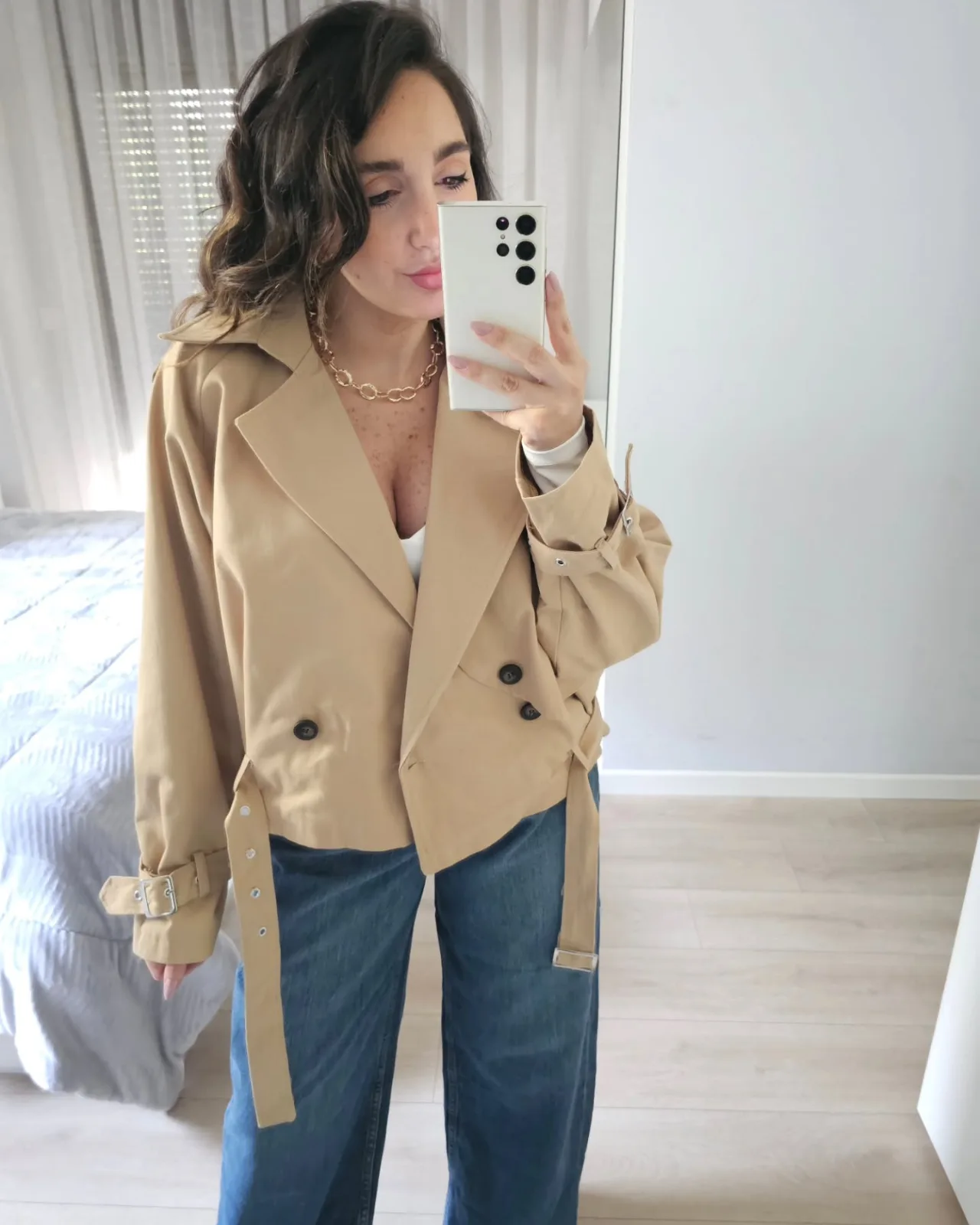 Short Trenchcoat Jacket view 6