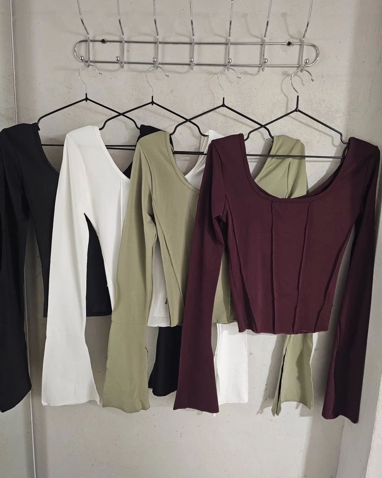 Long Wide Sleeve Top view 2