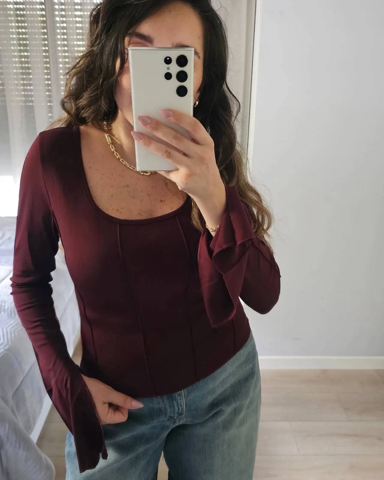 Long Wide Sleeve Top view 5