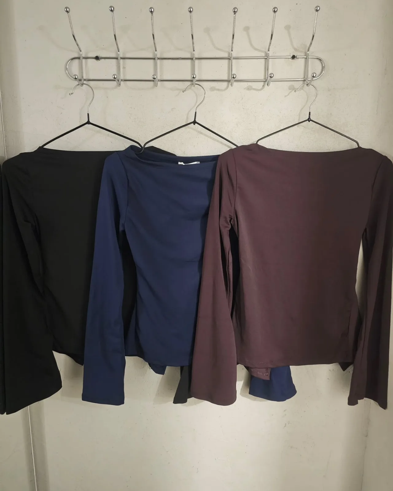 Long Sleeve open Back Top view 5