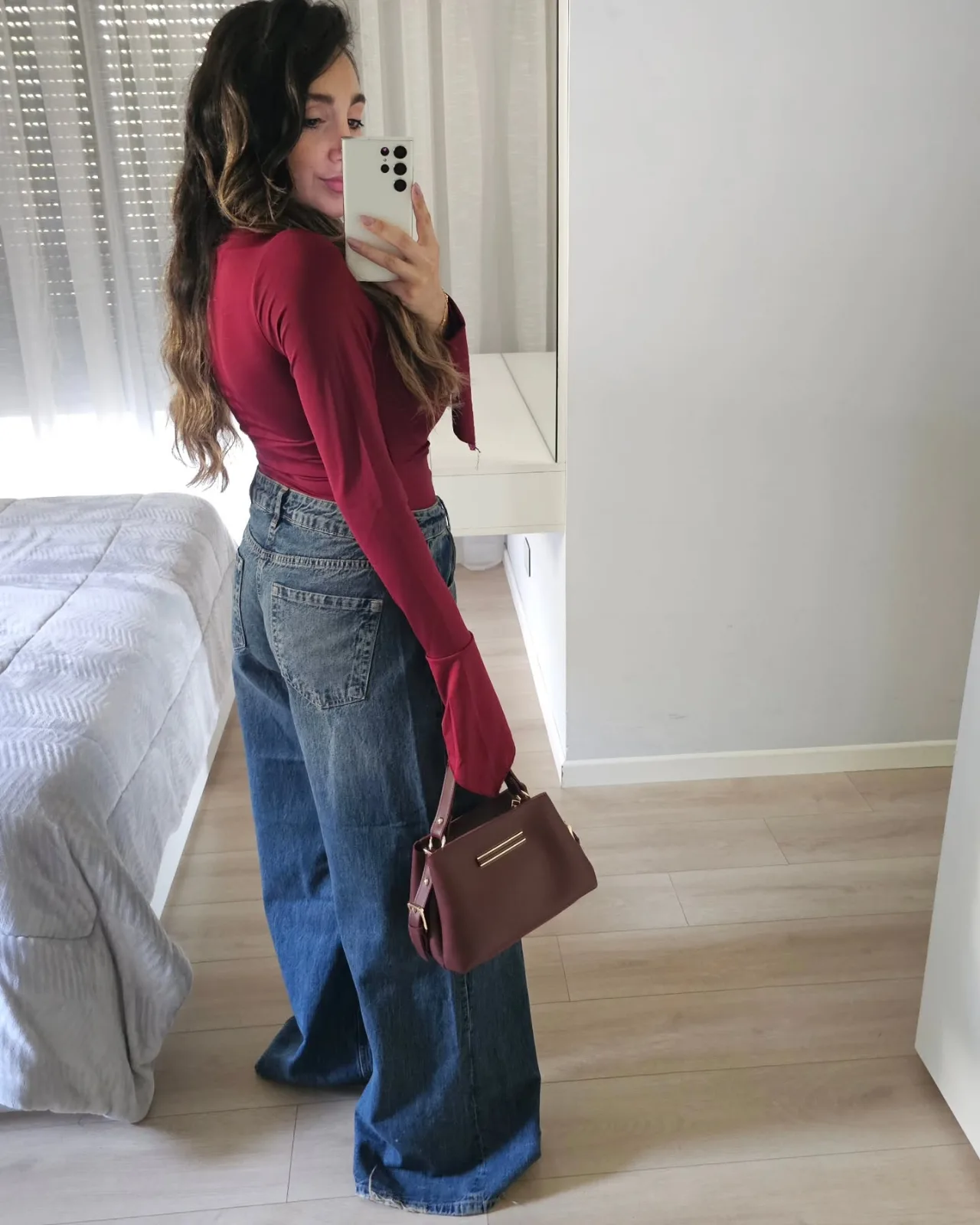Long Wide Sleeve Top view 3