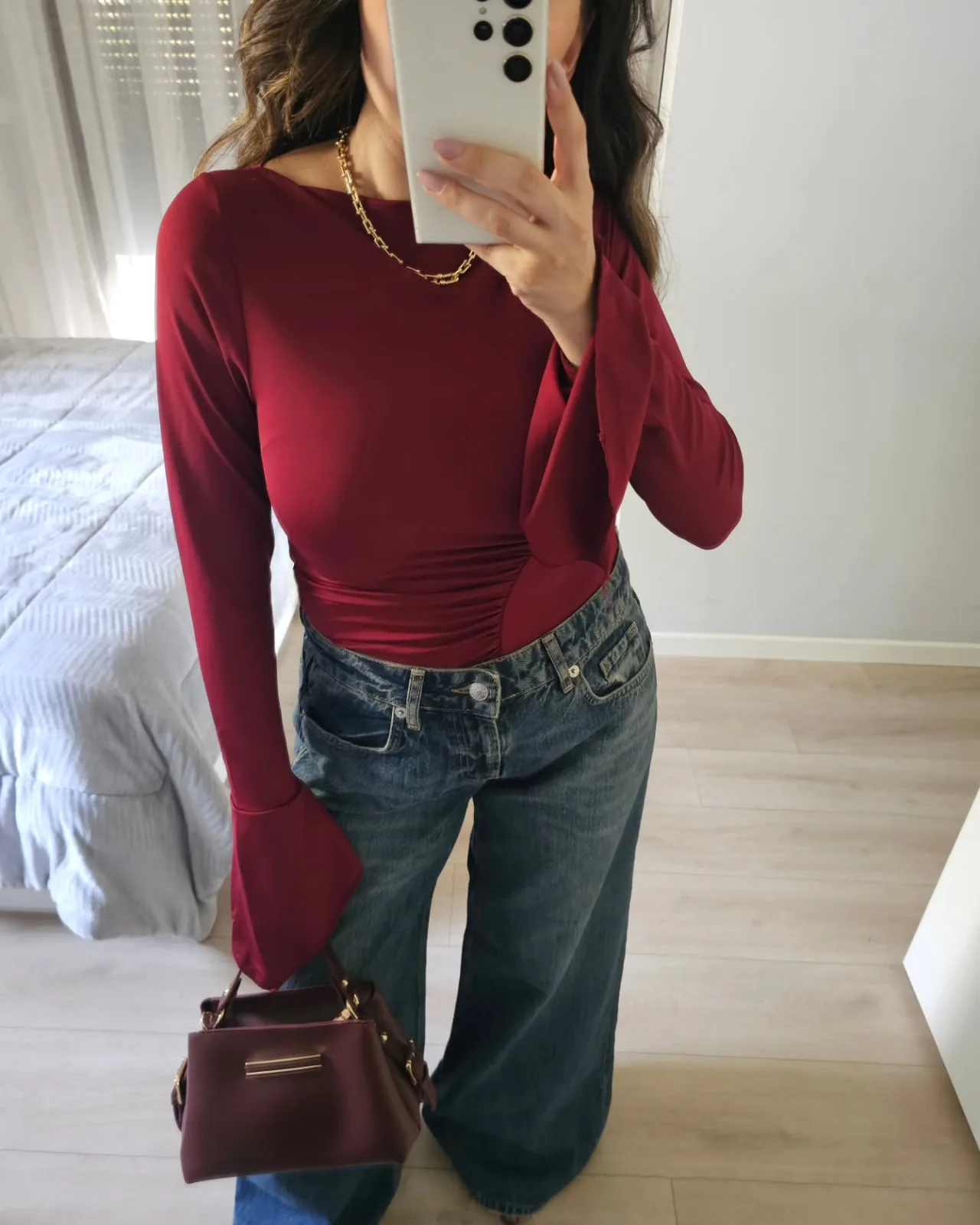 Long Wide Sleeve Top view 4