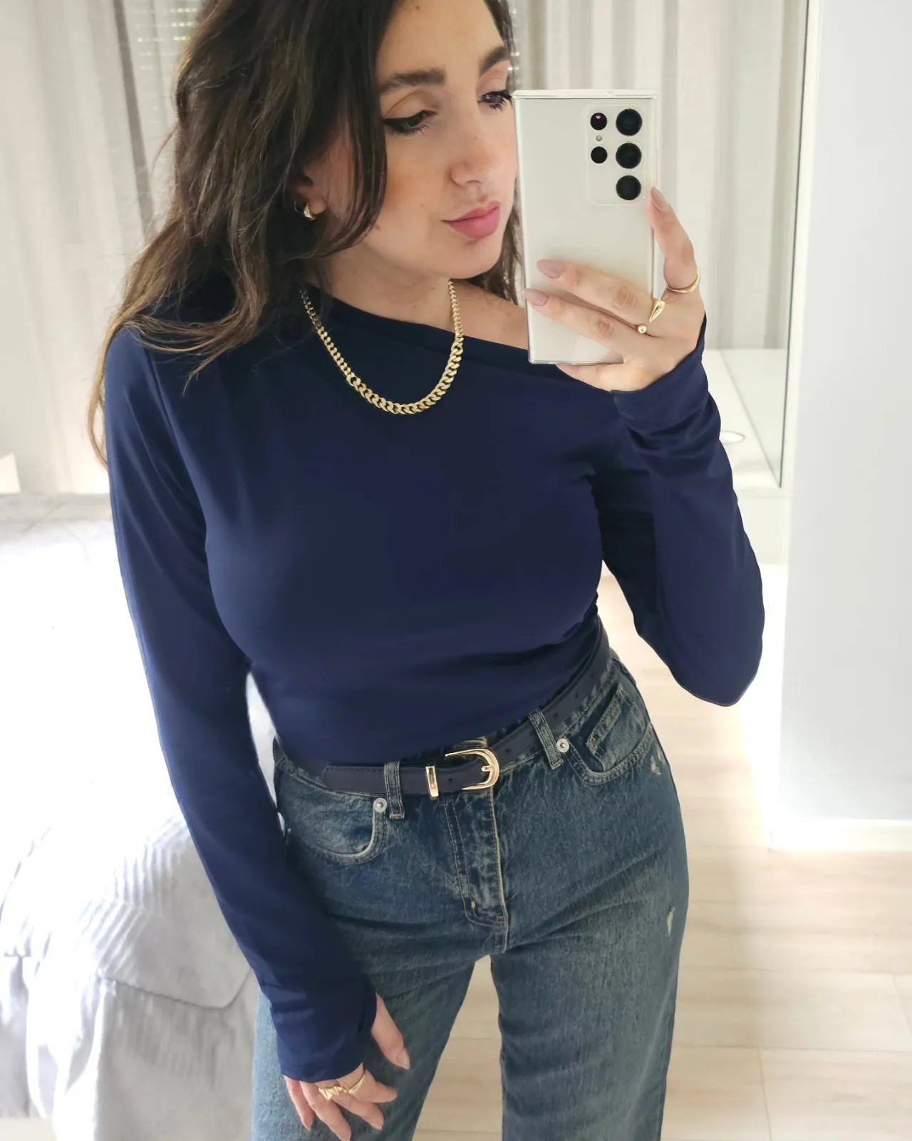 Straight Cut Jeans High Waist view 3