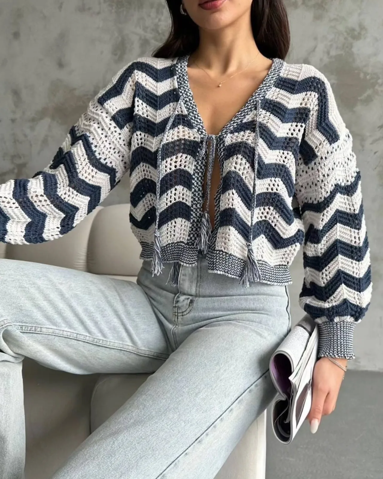 Crochet Cardian view 7