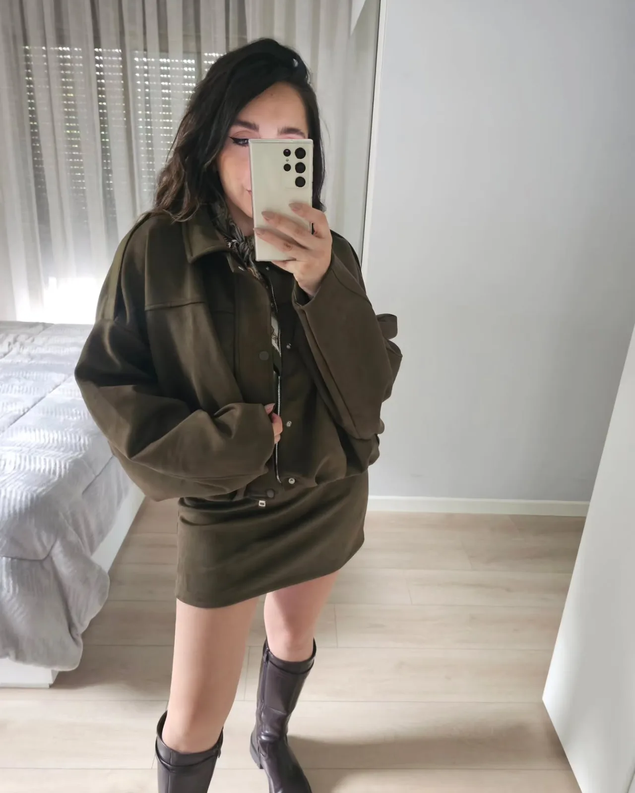 Bomber Velvet Jacket view 6
