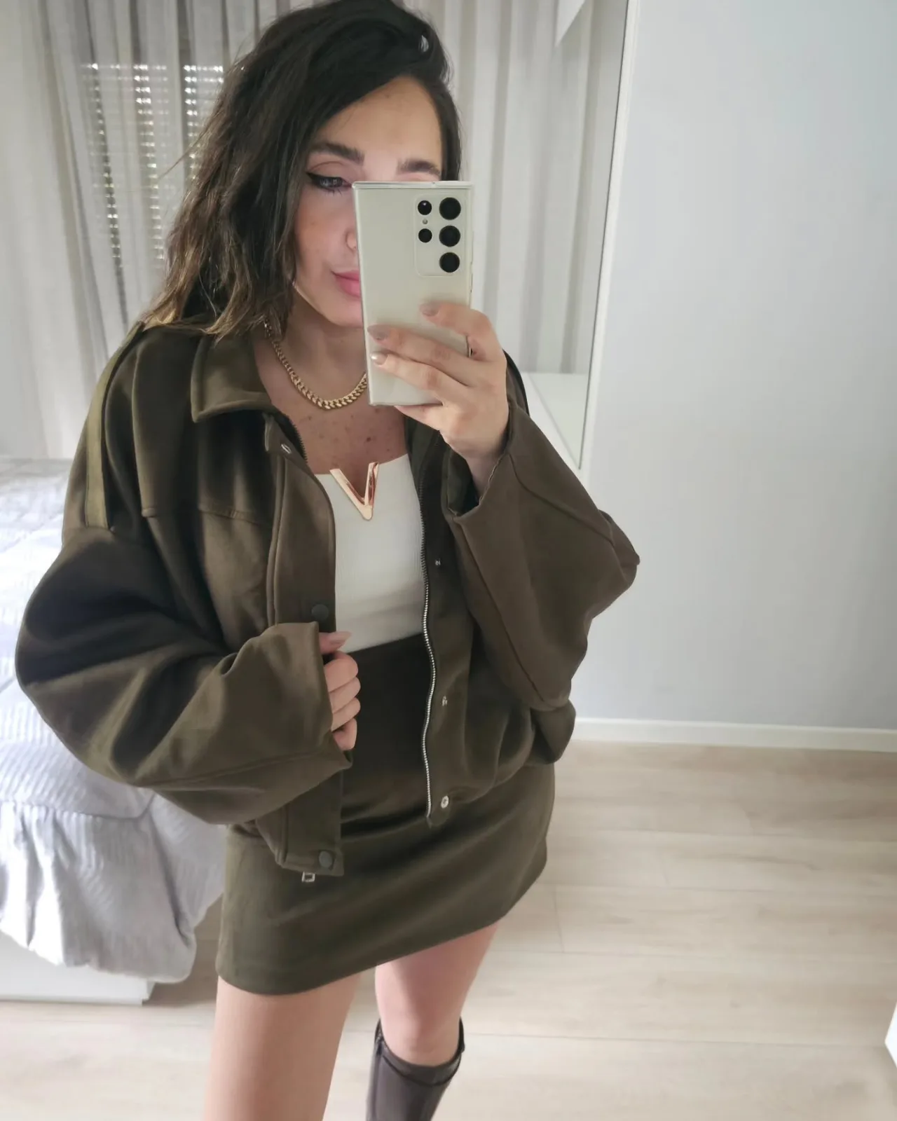 Bomber Velvet Jacket view 5
