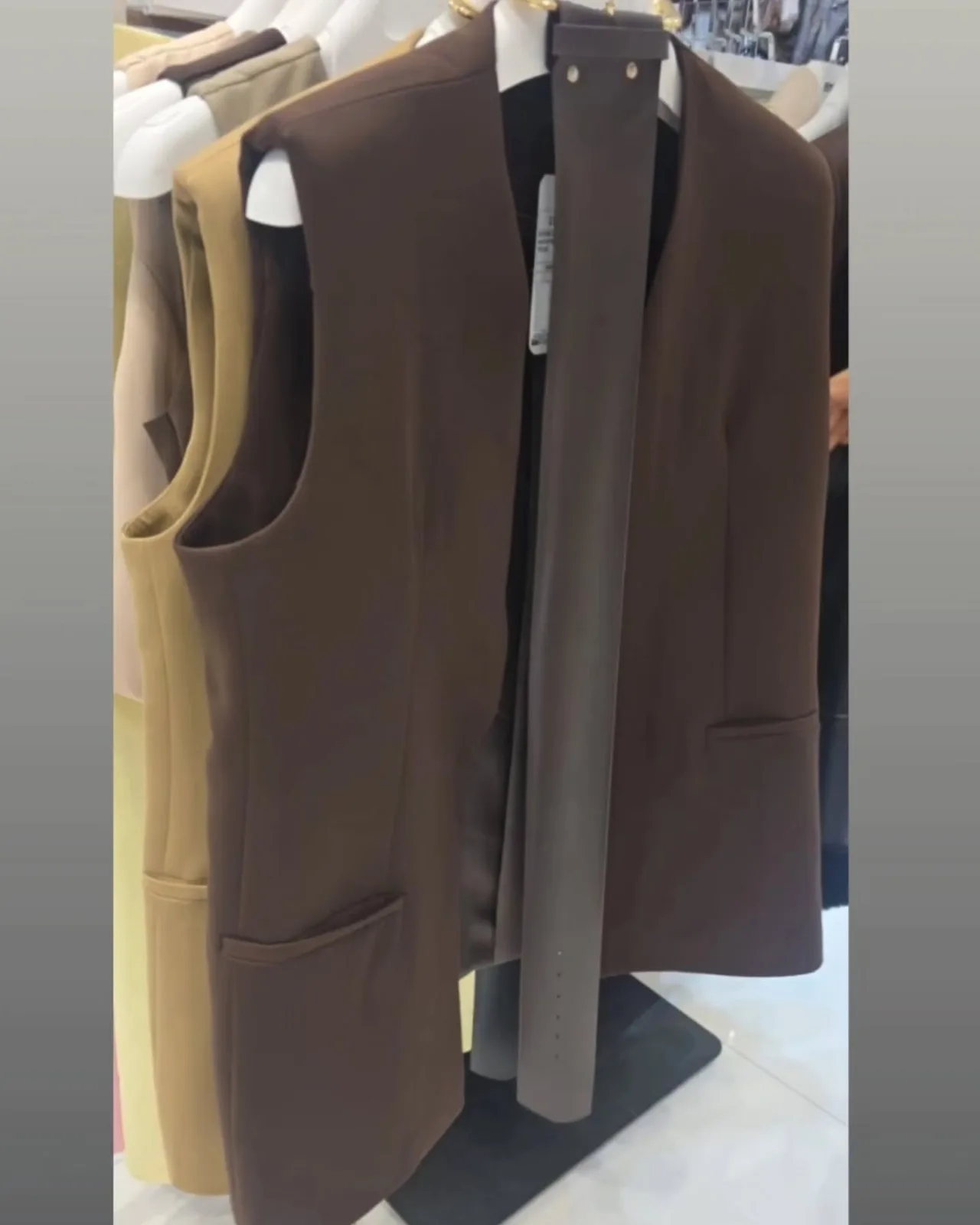 Vest with Large Belt view 5