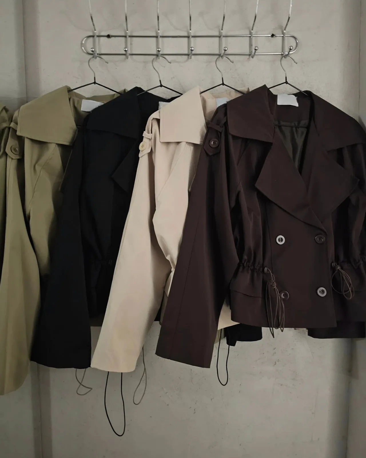Short Double Breasted Trenchcoat view 3