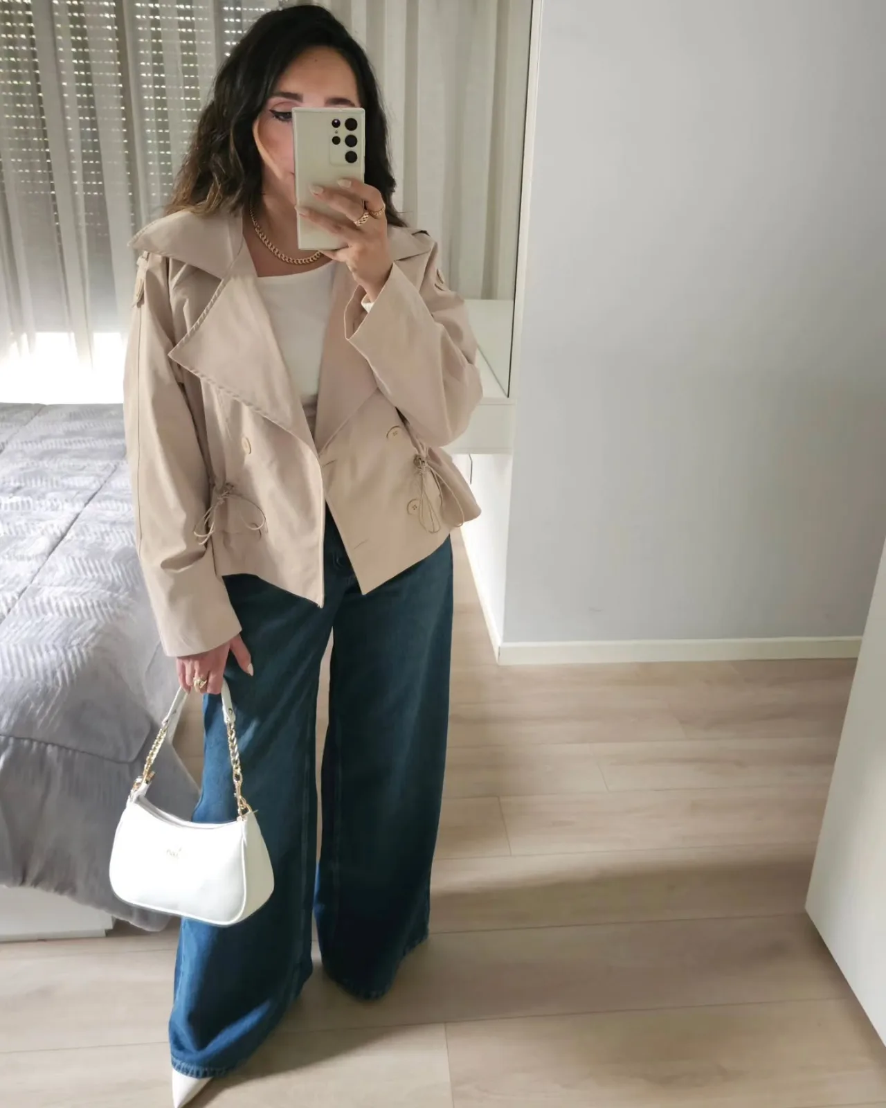 Short Double Breasted Trenchcoat view 5