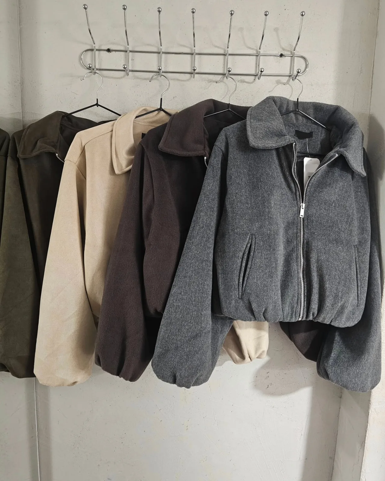 Velvet Short Zipper Jacket view 2