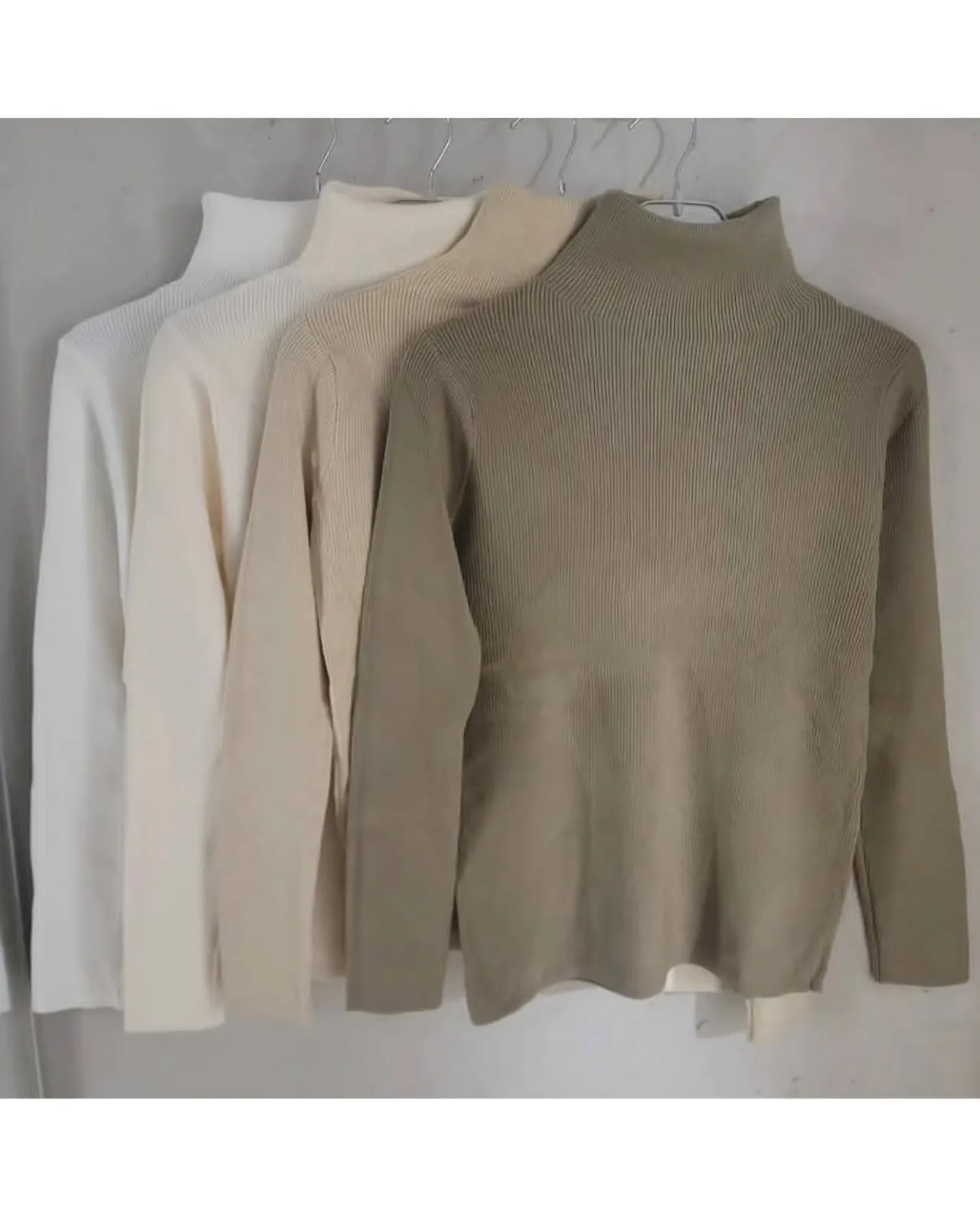 Soft Wool Long Sleeve Turtle Neck view 3