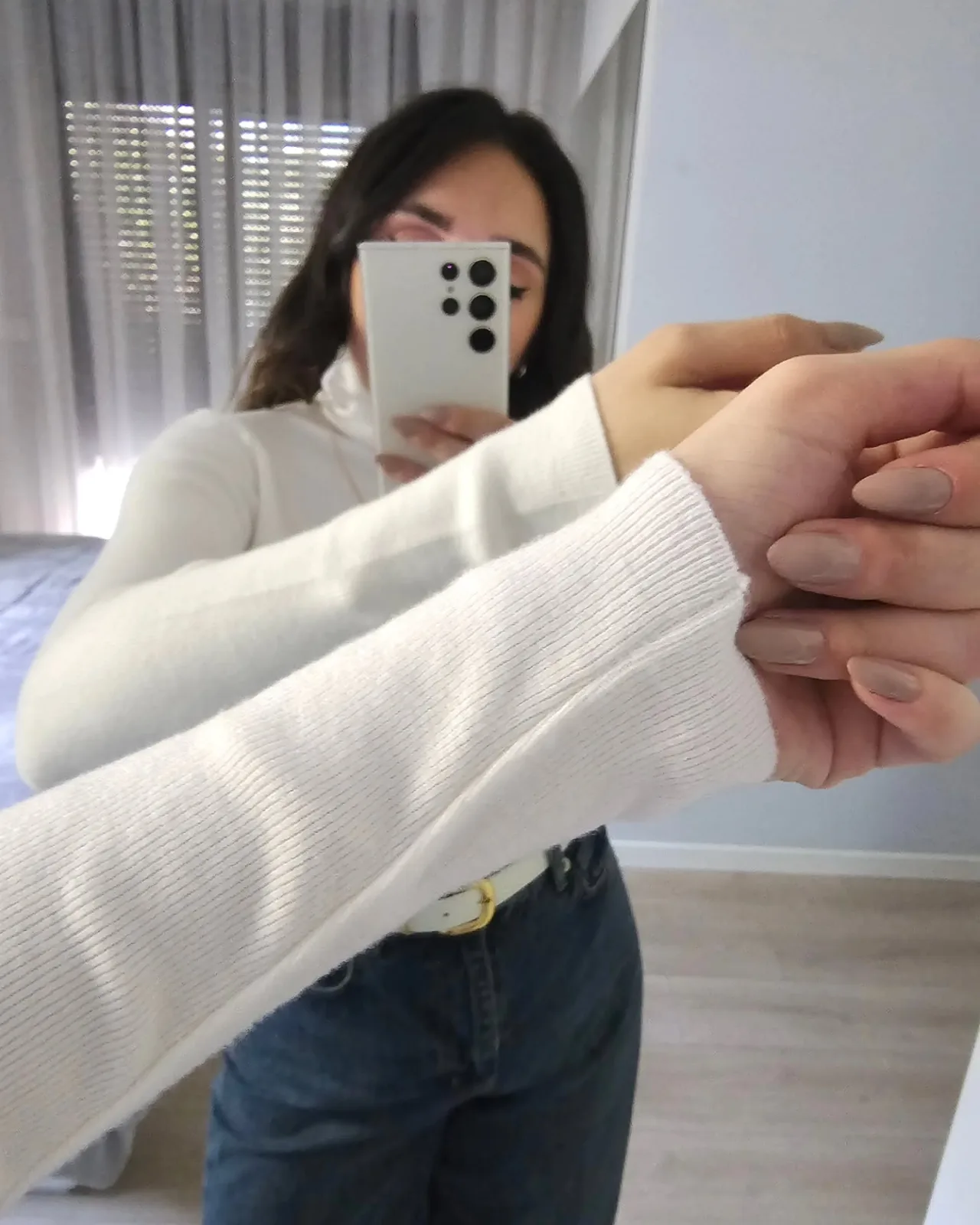 Soft Wool Long Sleeve Turtle Neck view 2