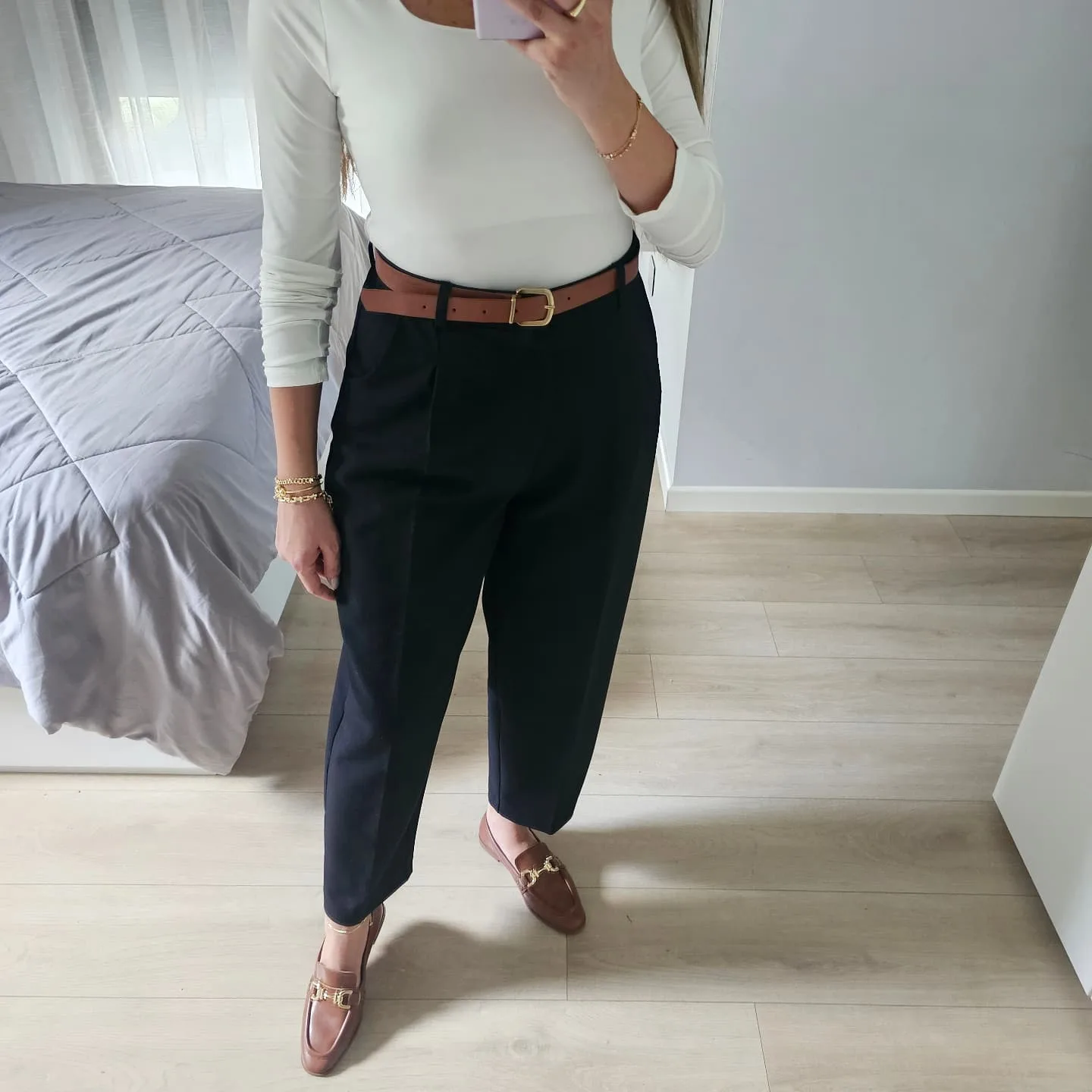 Long Sleeve Square Neck Basic view 3