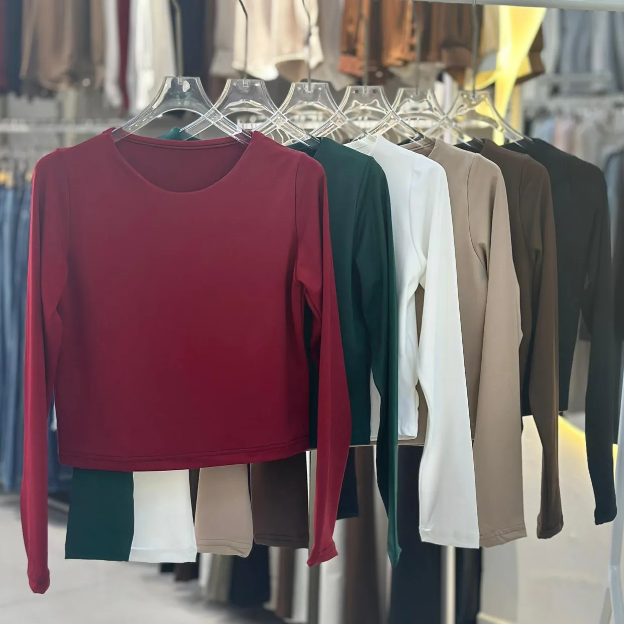 Long Sleeve Round Neck Basic view 5
