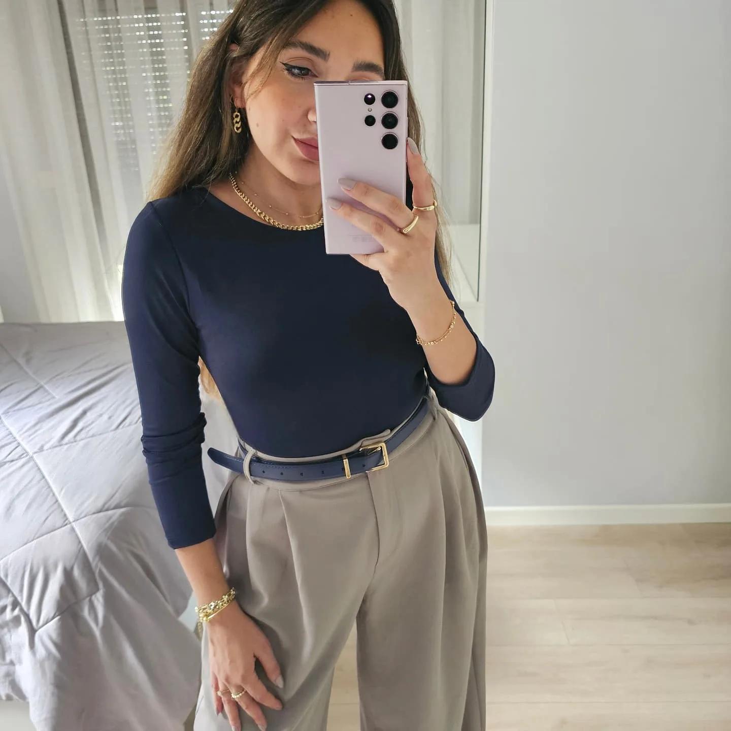 Long Sleeve Round Neck Basic view 4