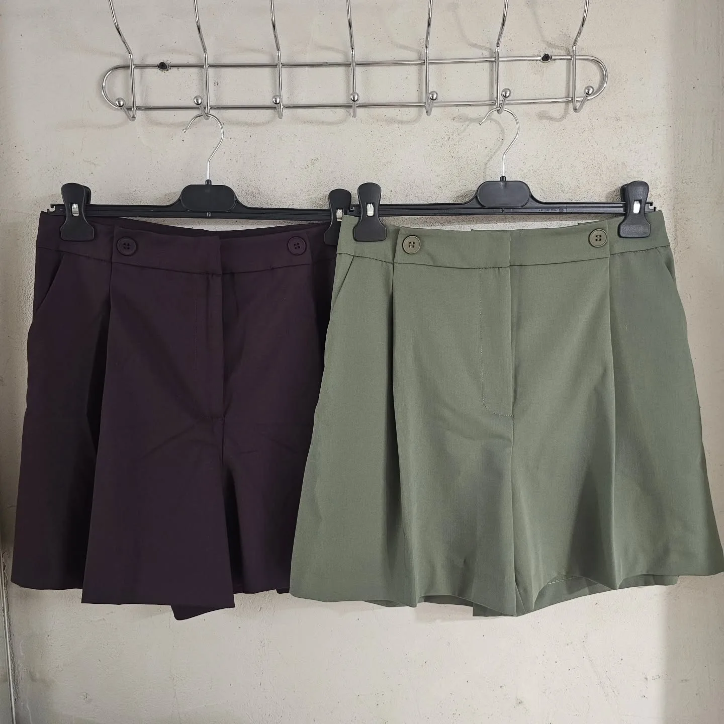 Pleated Shorts view 2