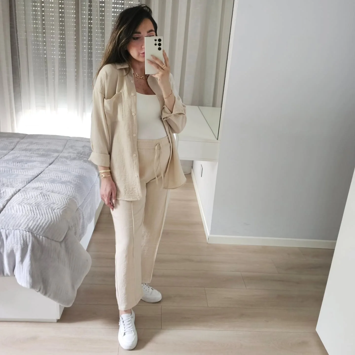 Linen Set Shirt & Pants view 4