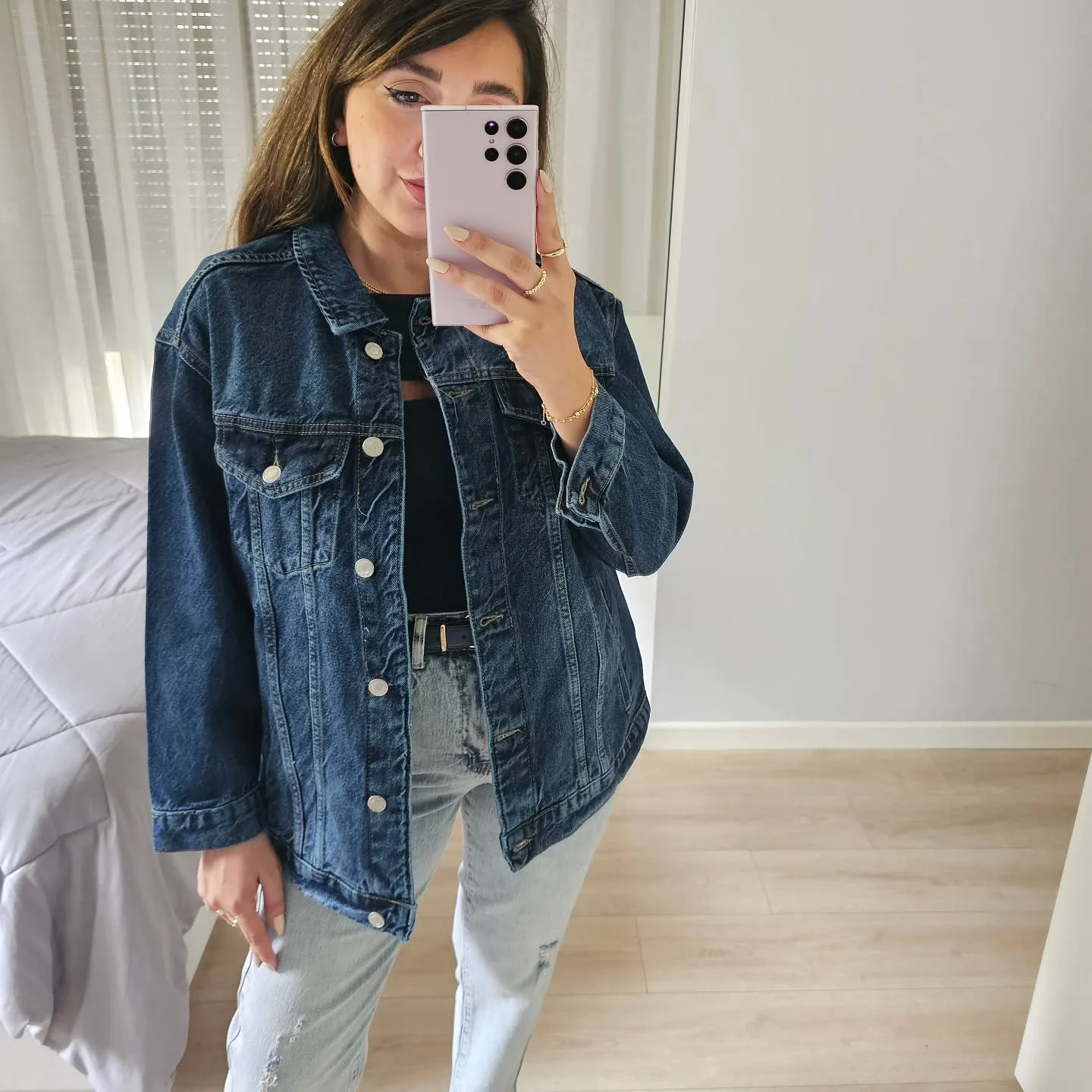 Long Jeans Jacket view 3