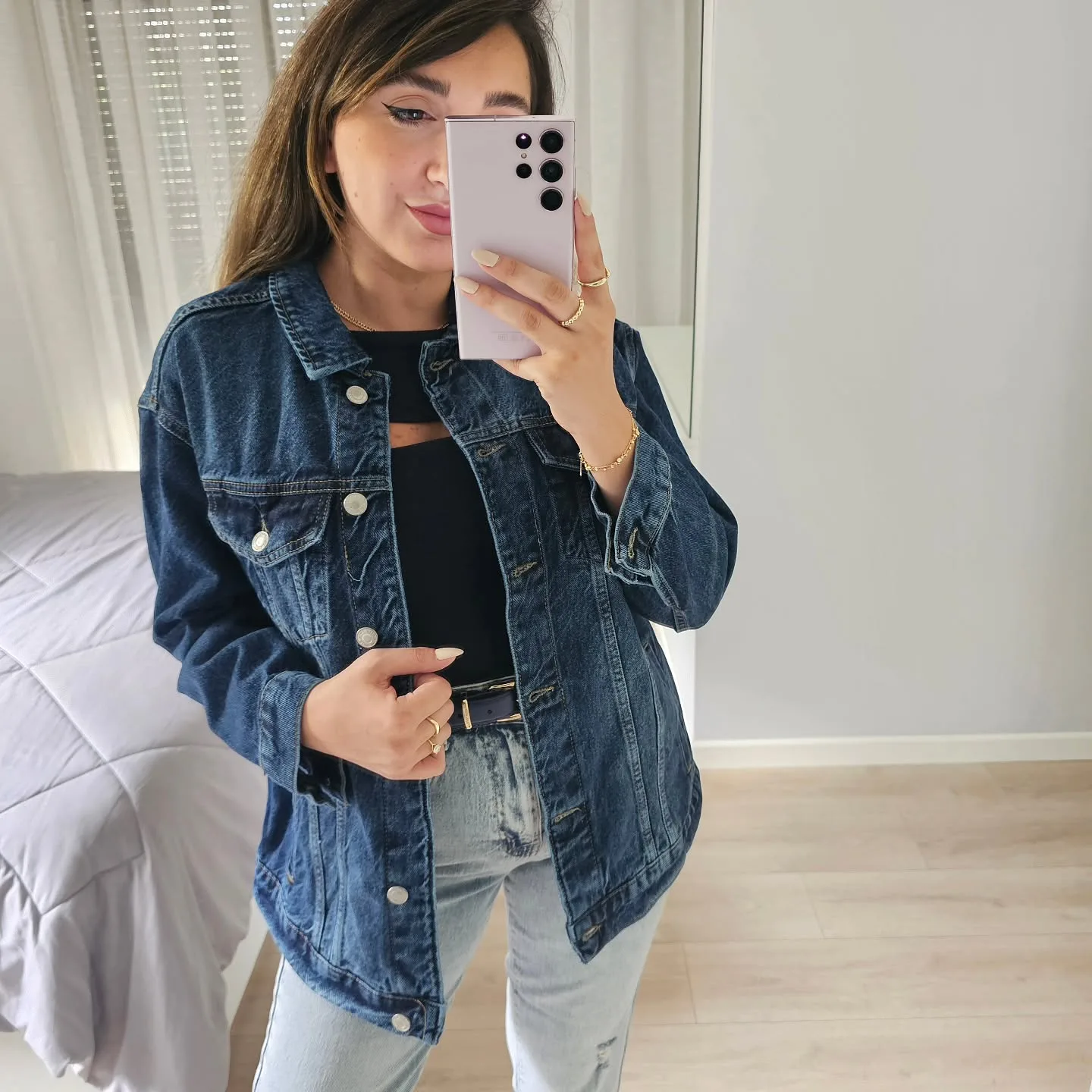 Long Jeans Jacket view 4